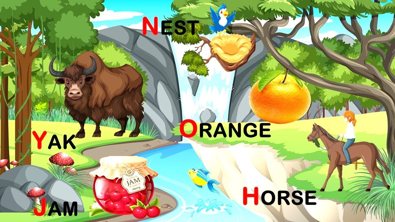 ABC for Kids + Spell Learn ABCD English Alphabets A for apple Doo