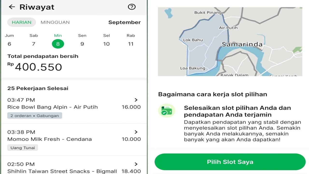 Cara Daftar Slot Grab Driver dan Cara Membatalkan Slot Grab driver