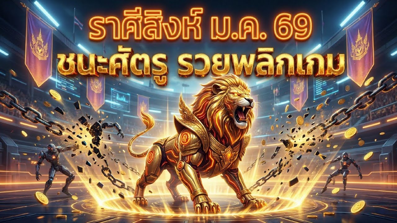ราศีสิงห์ ม.ค. 2569 | ฟ้าเปิดแล้ว! ชนะคดีความ-ปลดหนี้สิน-ศัตรูกระเด็น เริ่มต้นปีแห่งชัยชนะ | AI Hora