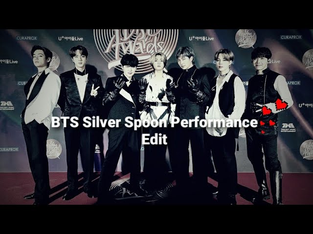 BTS Silver Spoon Performance Edit *Watch at your own risk*. class=