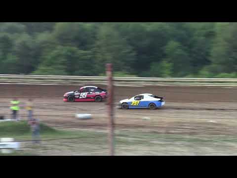 Hummingbird Speedway (6-17-23): Brooks Services Four-Cylinder Heat Race #3