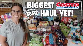 BIGGEST COSTCO HAUL EVER! | STOCKING UP FOR OUR LARGE FAMILY @mamatofive1