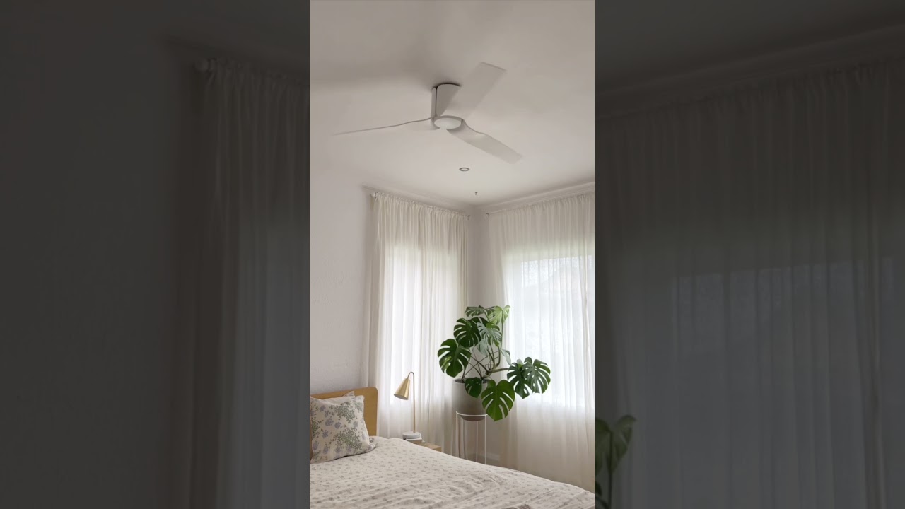 Fanco Flow — Energy Efficient Hugger Fan for Contemporary Bedrooms