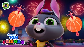 Reencontro De Ano-Novo Lunar! 🚌🏮🥟 Novo Trailer De Meu Talking Tom: Amigos