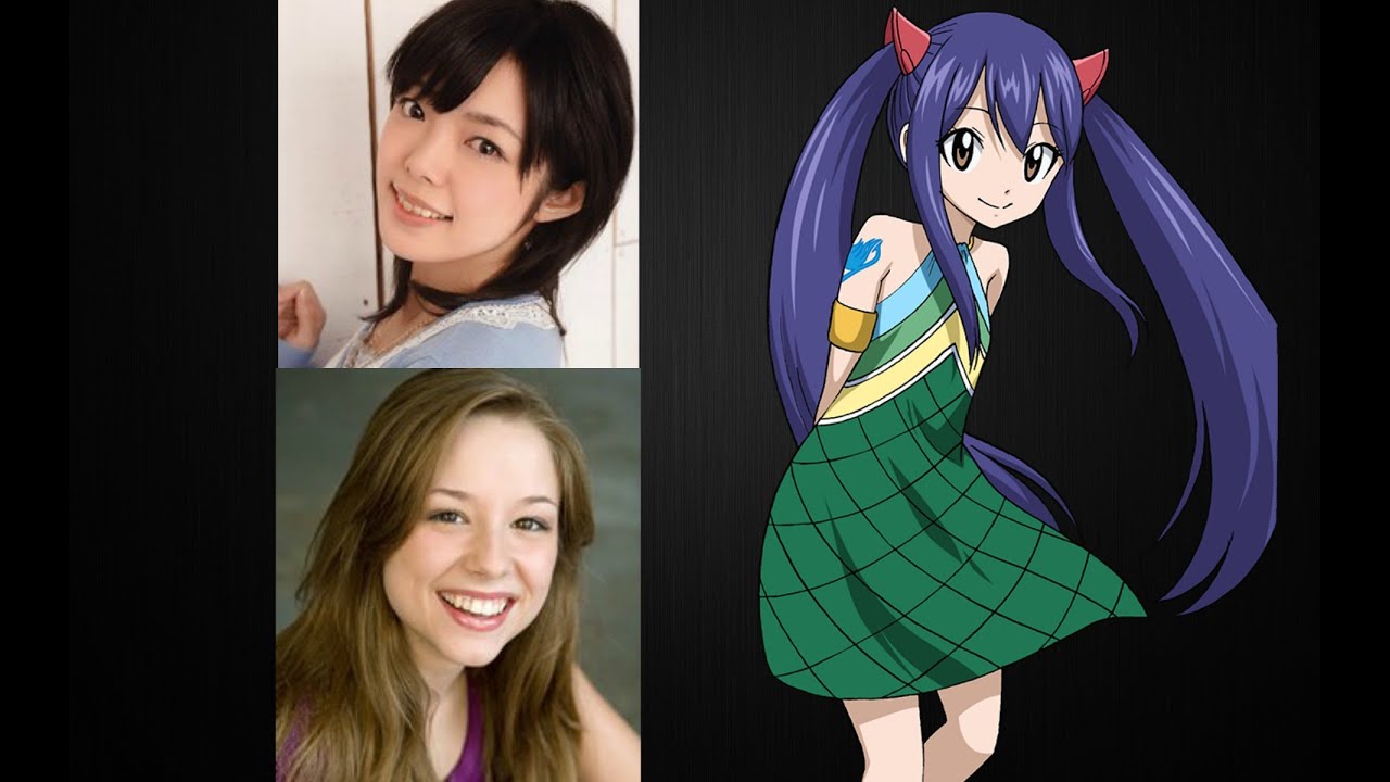 Anime Voice Comparison Wendy Marvell (Fairy Tail) YouTube