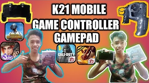 K21Mobile Game Controller Gamepad L1R1 Four Fingers Grip Metal Trigger Joystick In COD✓ROS/PUBG/