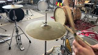 1960s Zildjian A 15 Thin Hi Hat Cymbals 823g 910g