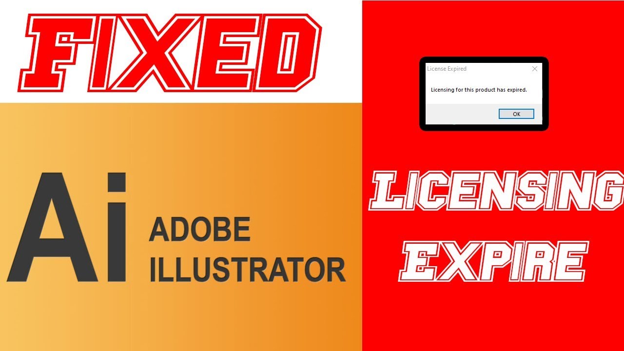 How to Fixed Adobe Illustarator Licensing Expired Error Complete Urdu Tutorial By Logic Arts Academy