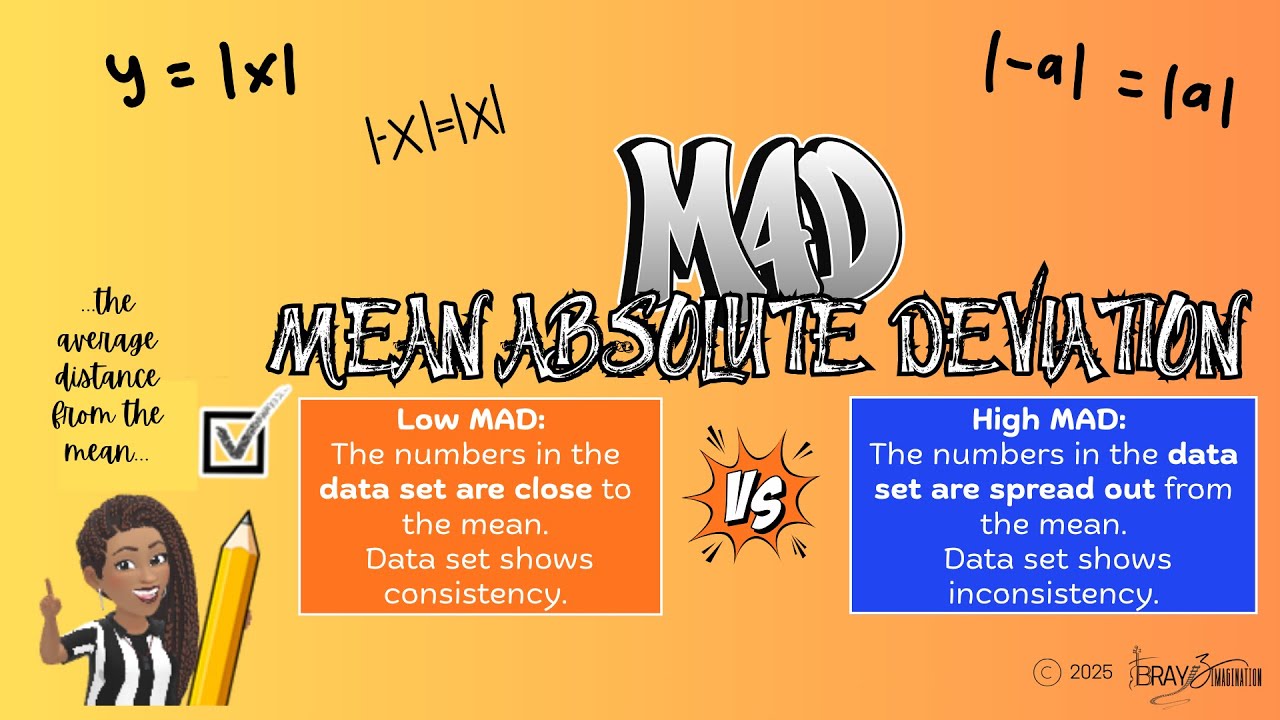 Mean Absolute Deviation & Random Sampling, 8.11A & 8.11B - YouTube