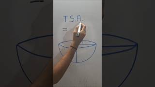 Total Surface Area Of Hemisphere mathsbyjigs maths knowledge education studyhemisphere shorts