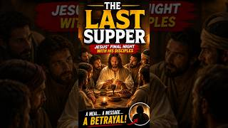 Jesus’ Final Meal Before Betrayal 💔 The Last Supper Story #shorts