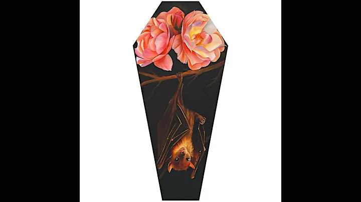 Lowbrow Art Rose & Bat by Noel Terracina Flower Go...