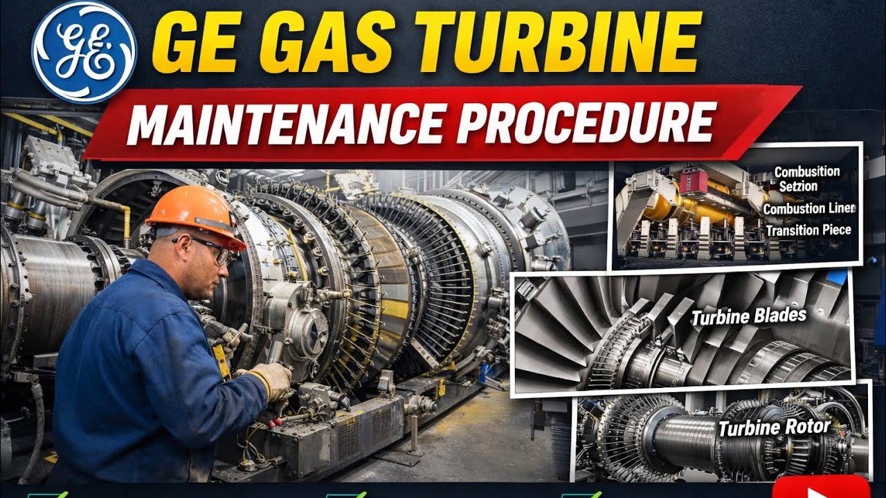 GE Gas Turbine Maintenance Procedure Explained | Complete Guide 2026 ...
