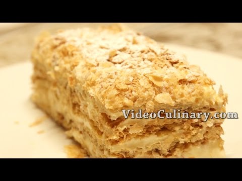 Napoleon cake Recipe - Russian Style Mille feuille