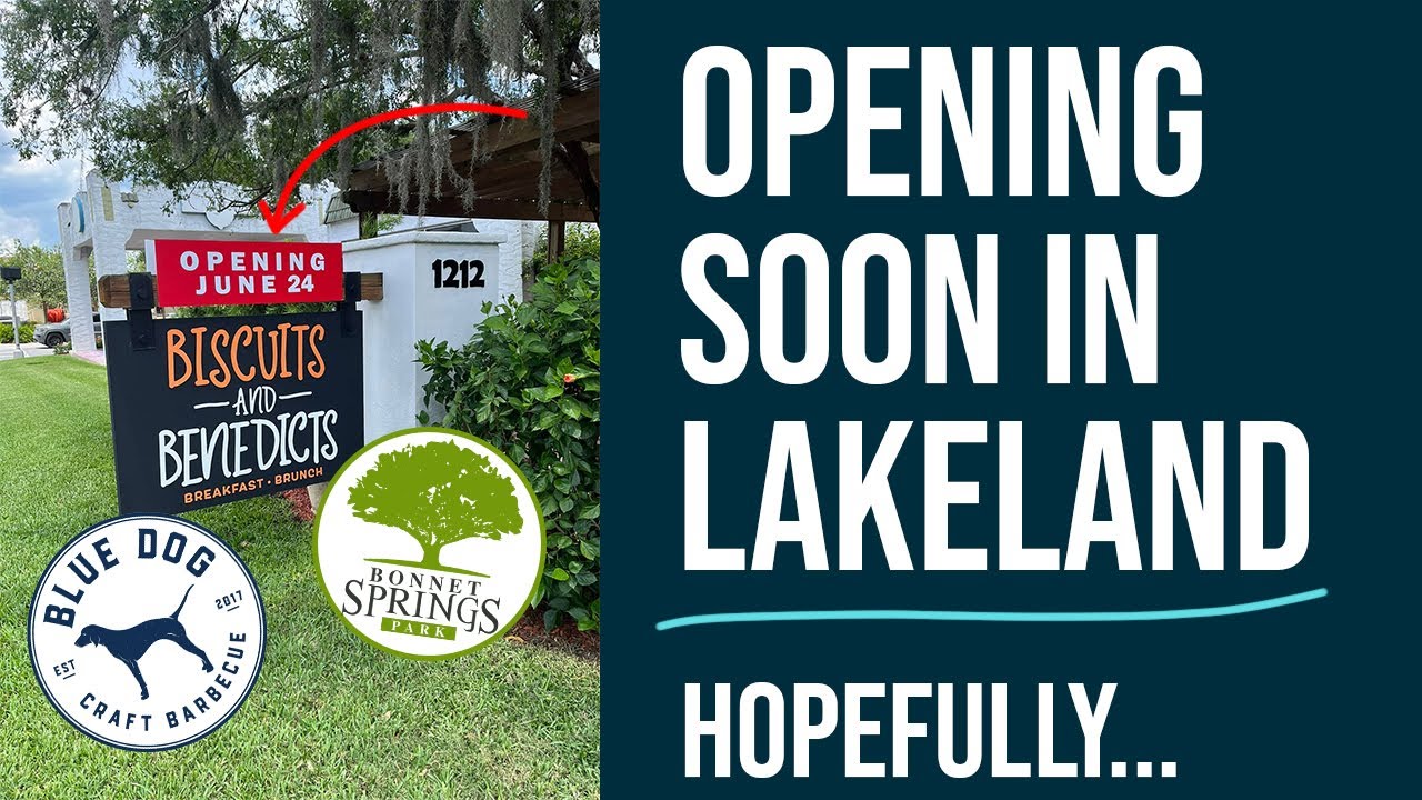 Opening Soon in Lakeland Biscuits and Benedicts, Blue Dog Craft BBQ