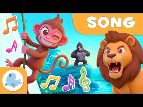 WILD ANIMALS SONG for Kids 🦁🐘 The Wild Inside of You 🦒🐒 thumbnail