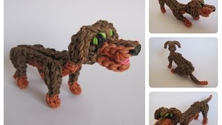 DIY Rainbow Loom dachshund Part 1/2 Loombicious