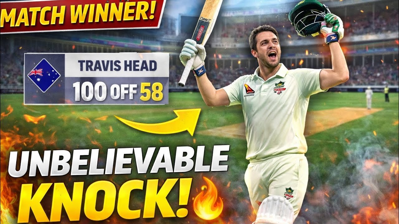 👉 Travis Head 100 Off 58 Balls 😱 | Fastest Test Century | Unreal Knock 🔥