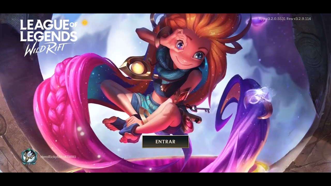 ZOE LOGIN SCREEN WILD RIFT