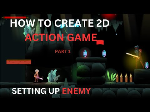 [#1] How to Create 2D Action Game-Setting up Enemy