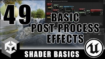 Basic Post-Processing Effects - Shader Graph Basics - Episode 49