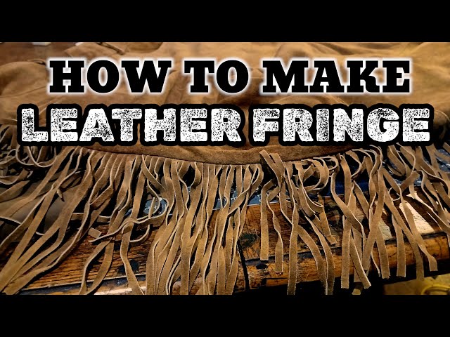 Leather Fringe - How Its Made - YouTube