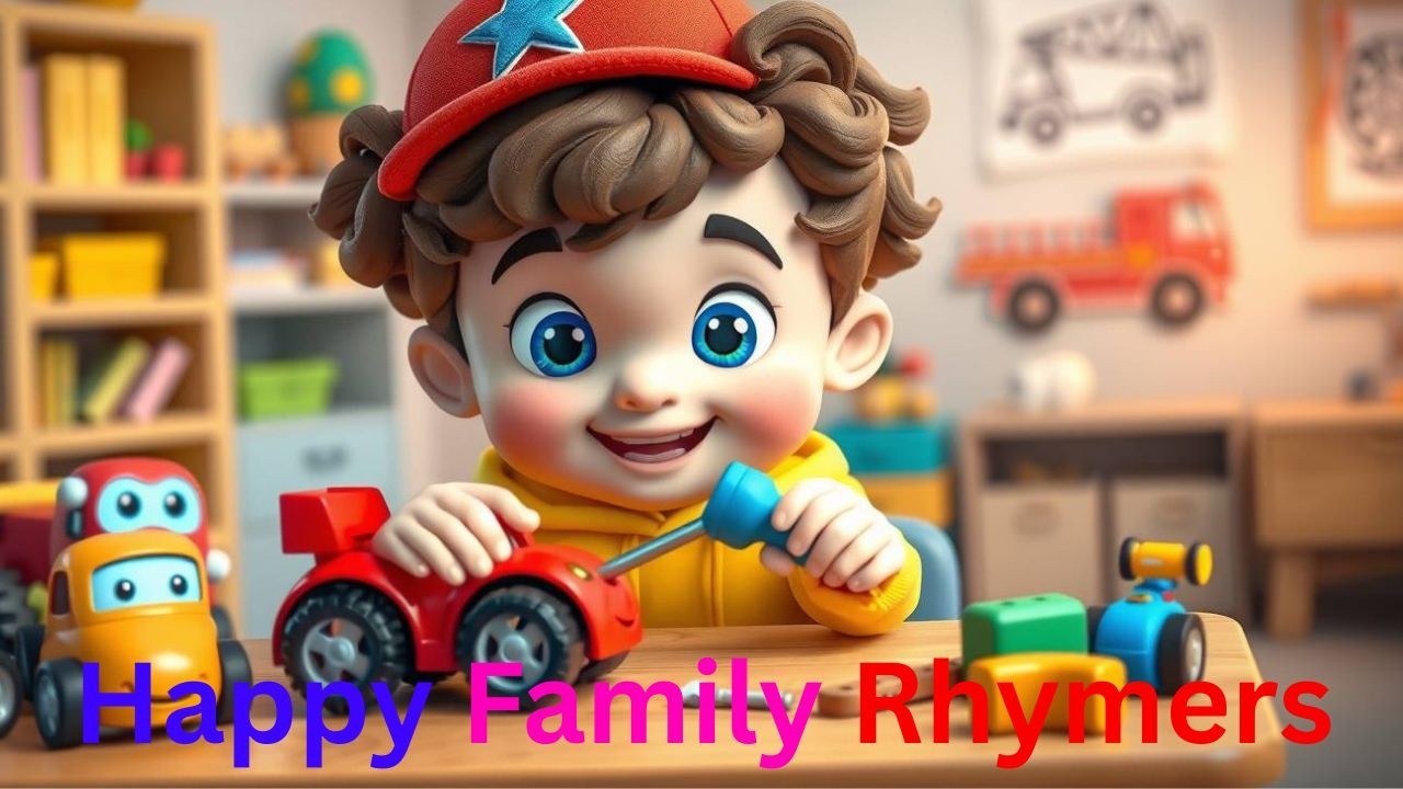 Baby Assembles Street Vehicles 🚗 | Fun Puzzle Song for Kids | Nursery Rhymes