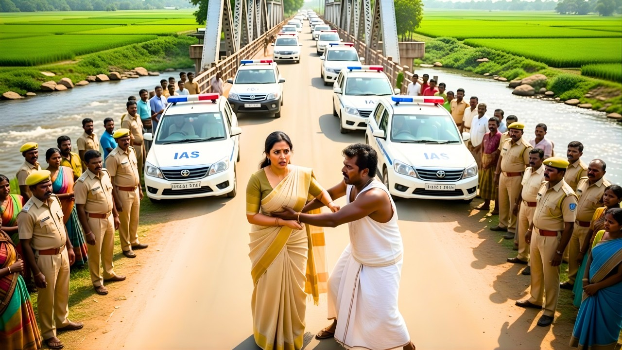 एक आईएएस अधिकारी ने गांव वालों के सामने एक 
