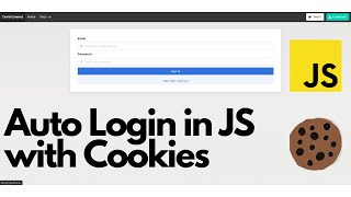 Auto Login in JavaScript with Cookies.