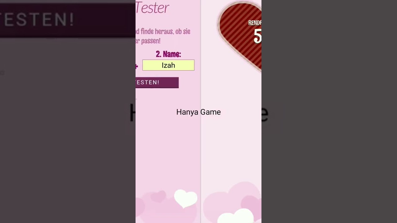 Love Tester Request