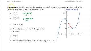 2.1 The Idea of a Limit: Example 4