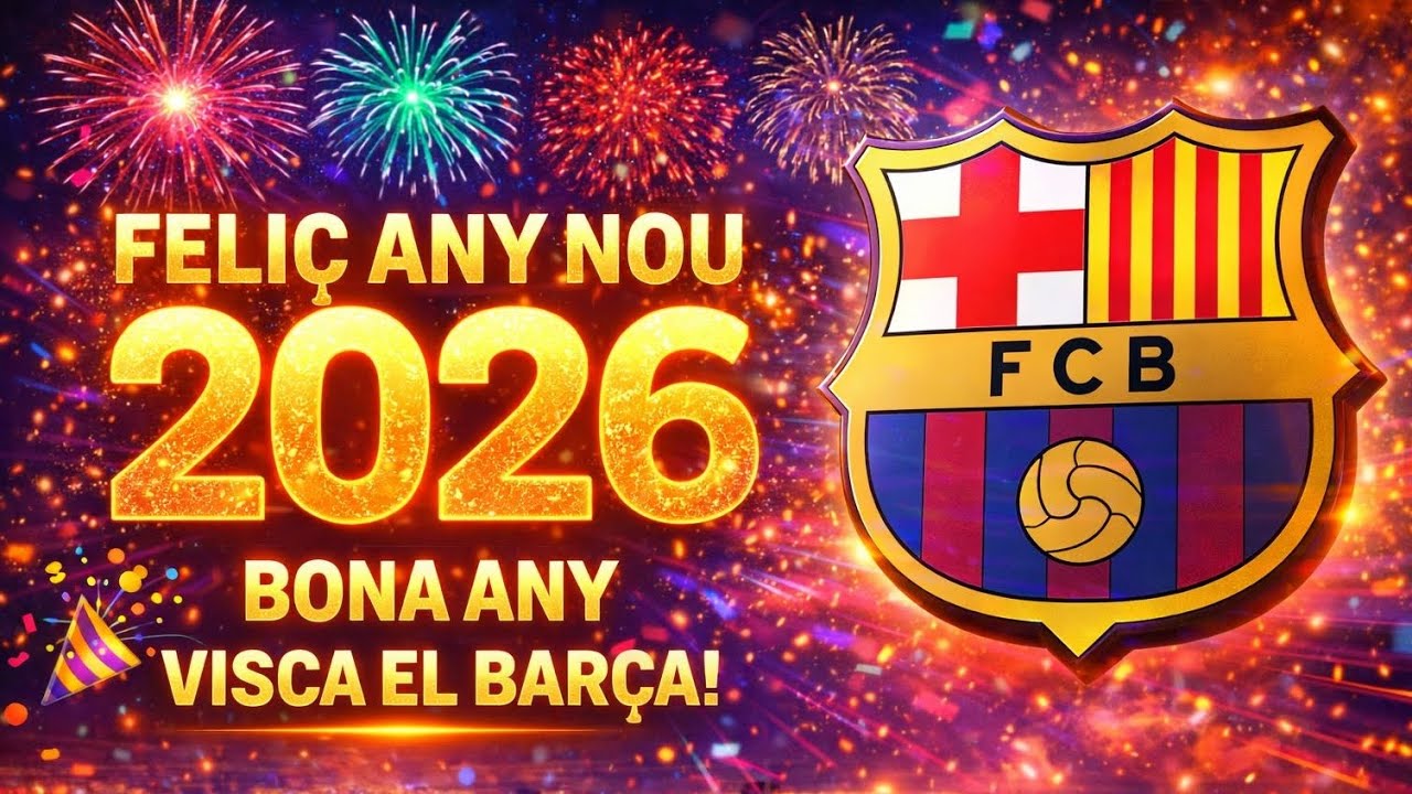 FC Barcelona 💙❤️ | Happy New Year 2026 – More Than a Club (Barça Song)