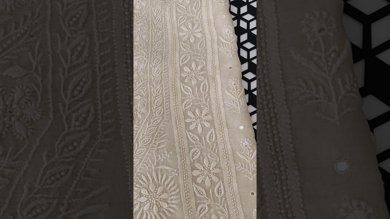 Lucknavi Chikankari Kurta 💖 Comment to order ❤️