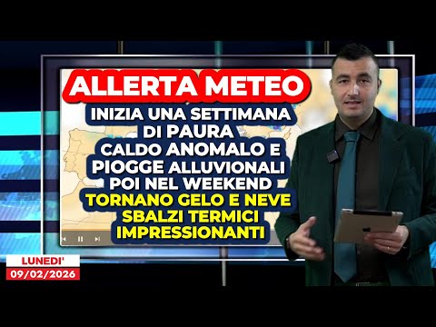 Allerta Meteo, maltempo estremo per tutta la settimana. Gelo e neve nel weekend. Ricordiamo Zichichi