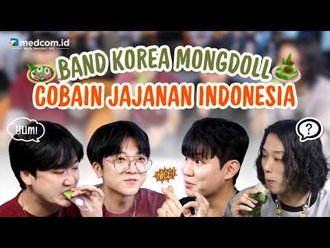KOREAN BAND MONGDOLL ADDICTED TO INDONESIAN STREET FOOD? TRYING EVERYTHING FROM LEMPER TO DADAR G...