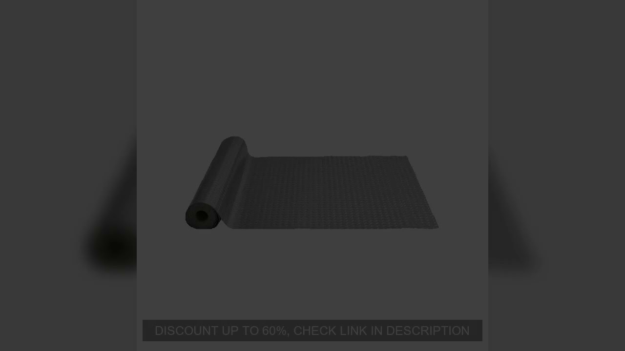 SucceBuy Garage Floor Mat 157.48 x 59.05 inch PVC Garage Flooring Roll Non-slip Diamond Texture 64.5