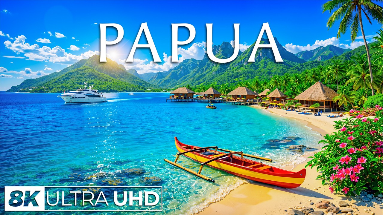Papua 8K | Wild Rainforests, Crystal Rivers & Ancient Mountain Landscapes