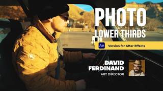 Photo Lower Thirds | After Effects Template