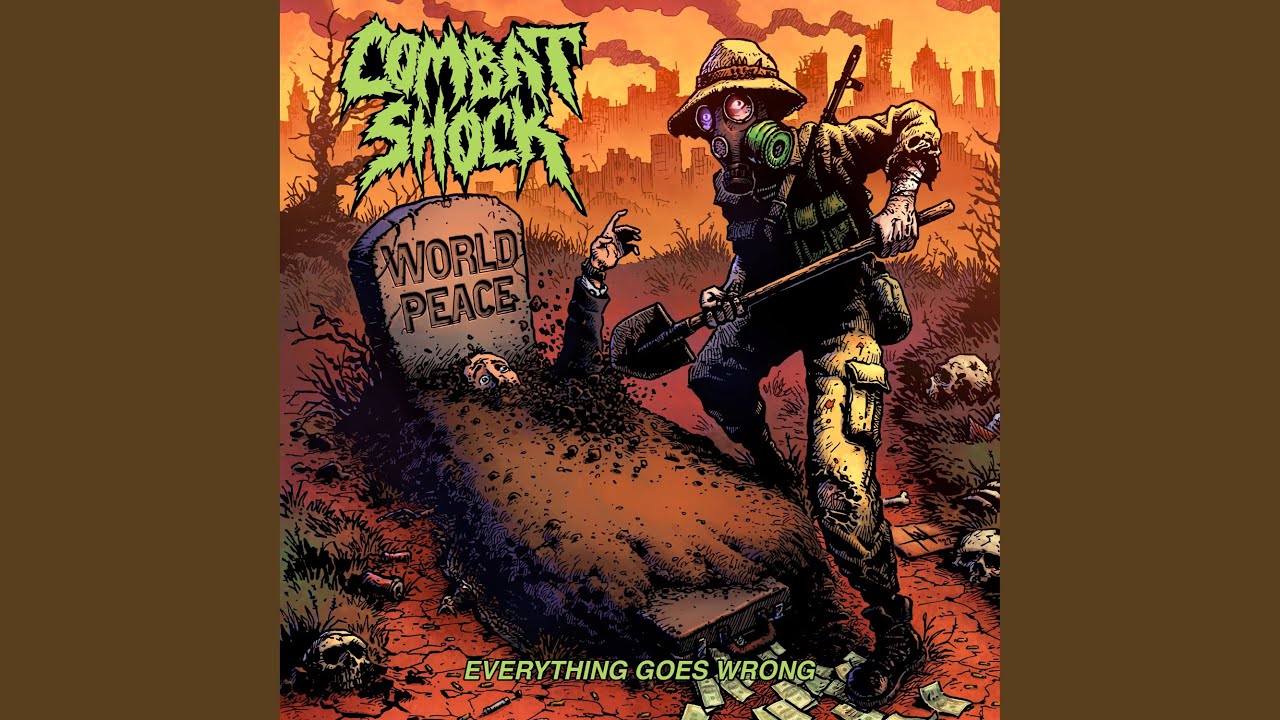 EVERYTHING GOES WRONG (LP)/COMBAT SHOCK(RUS)/ロシアのクロス
