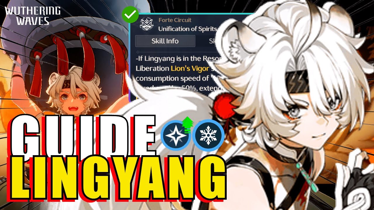 Ling Yang Build Guide AYO BUILD LINGYANG, hehe | Wuthering Waves - YouTube