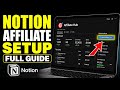 How to Configure Notion for Affiliate Marketing - Full Guide