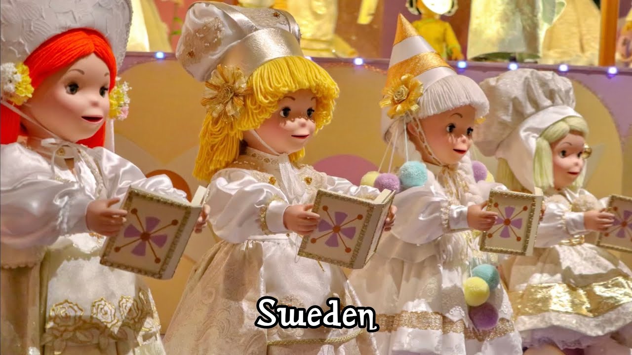 Every country in “it’s a small world” at Hong Kong Disneyland