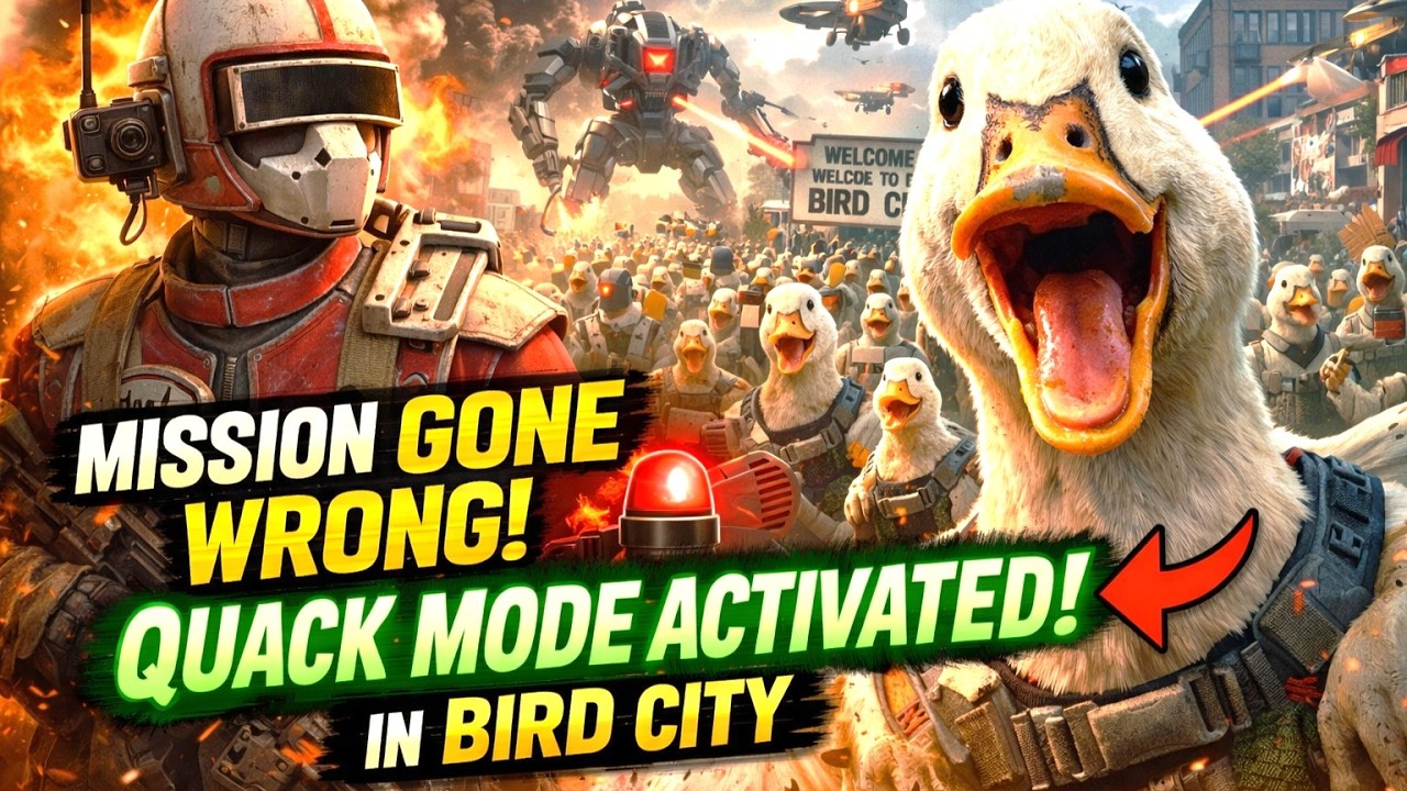 ARC Raiders Mission Went Completely Wrong… QUACK MODE ACTIVATED in Bird City 🦆
