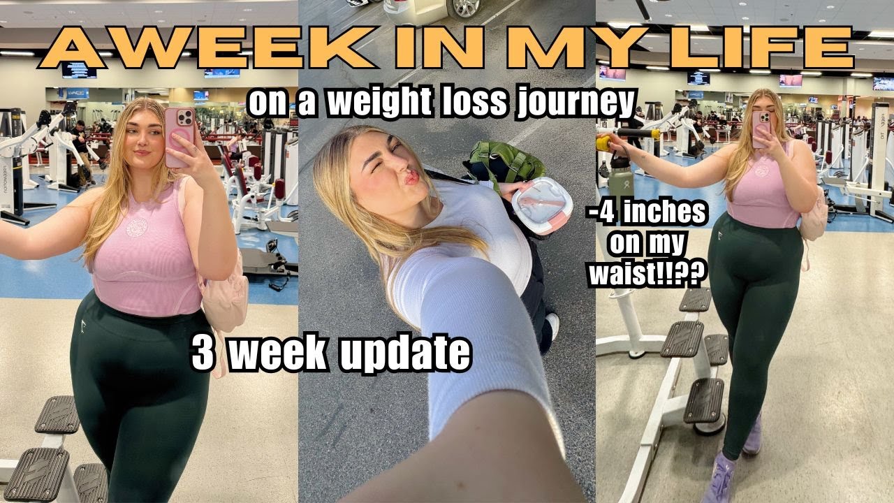 A Week in My Life on a Weight Loss Journey | 3 Week Update | Working a 9-5 while losing weight