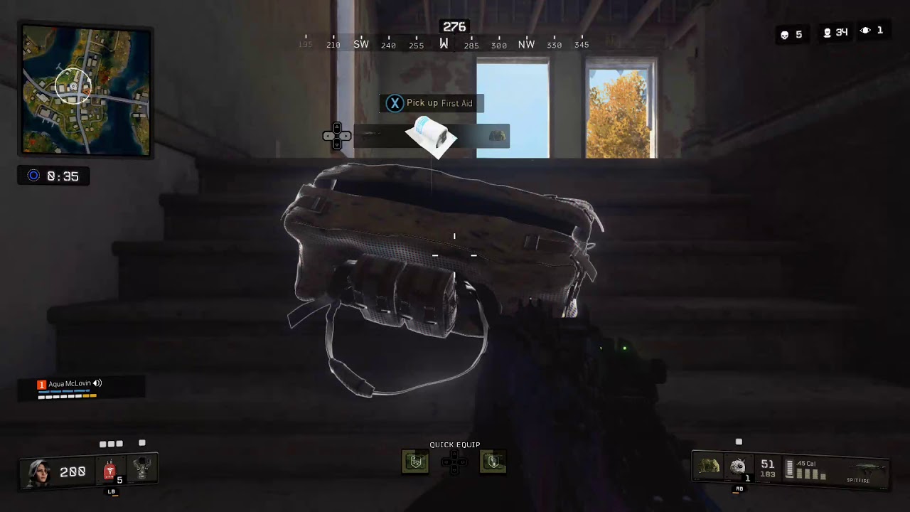 Blackout-  1hp healing winning game