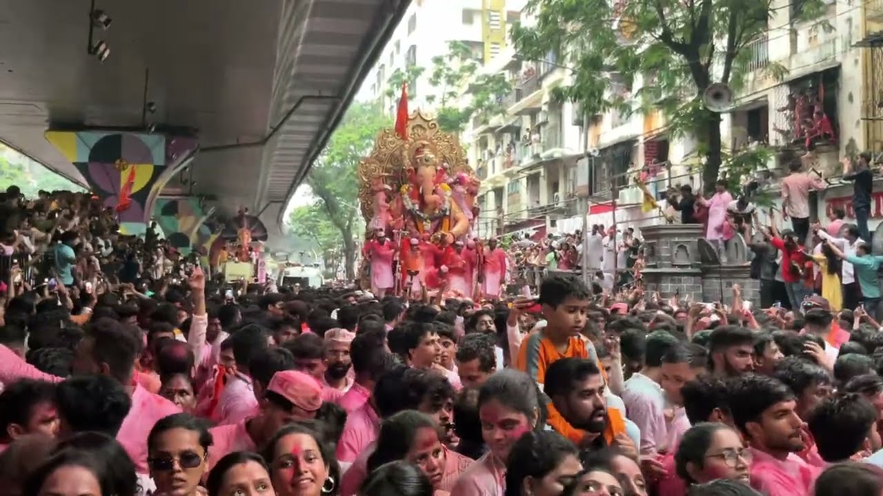Jay Jay Maharshtra majha Lalbaug Cha Raja Visarjan Live 2023 | Swaranjali Brass Band #lalbaugcharaja