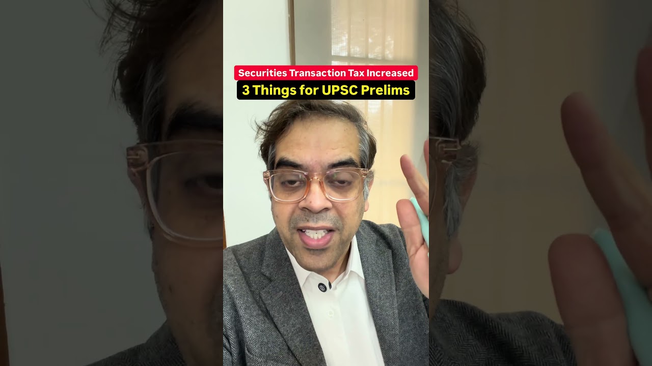Budget Highlights For UPSC Prelims | Securities transaction tax