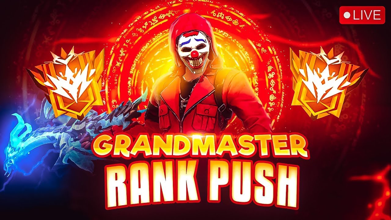 Grandmaster Live Rank Push Free Fire Telugu - Adhi On Live #telugulive ...
