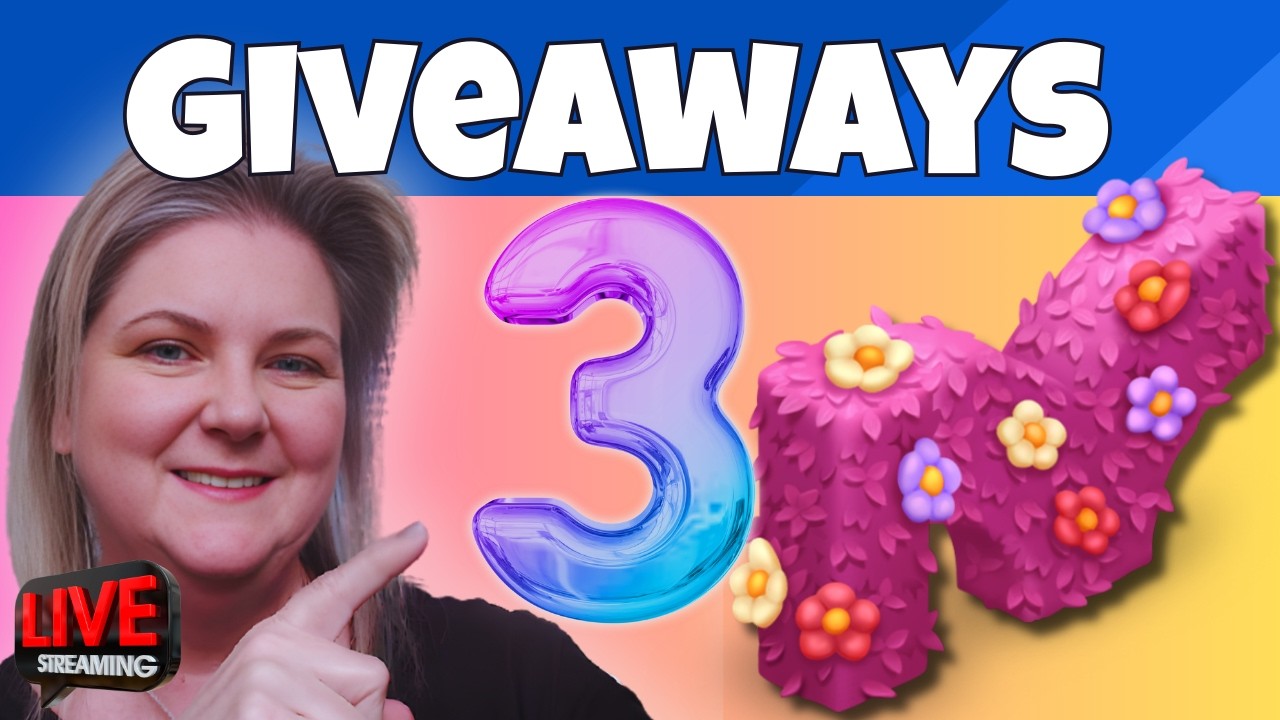 💙PART 3: GIVEAWAY Hay Day Stream