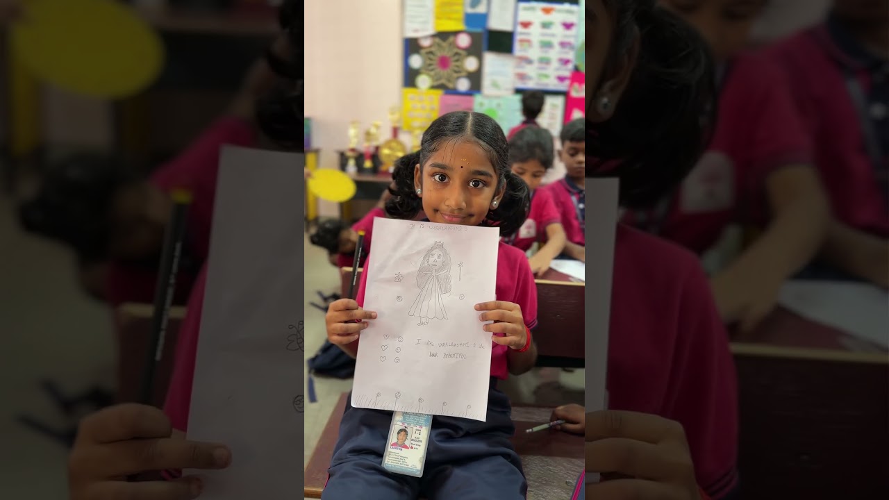 Teacher Portrait Challenge 🎨 | Creative Moments | PINKZ Public School Arni | Best CBSE School